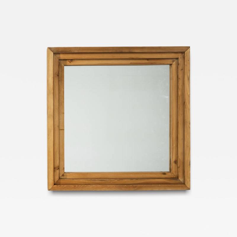 Mario Ceroli Mario Ceroli SPC 60 Mirror Poltrono Italy 1960 signed