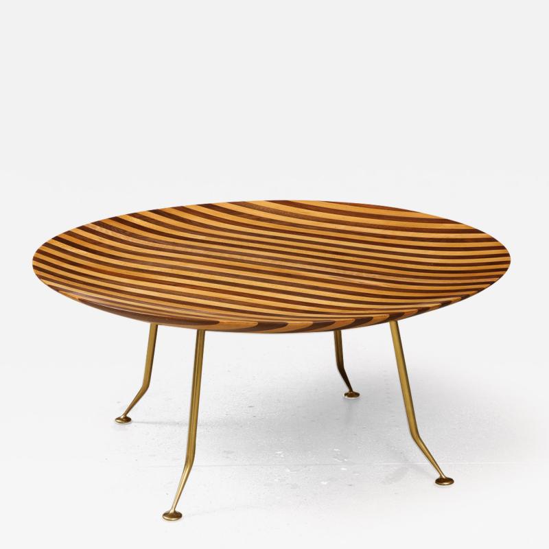 Mario Gottardi Rare Circular Table Model No 593 by Mario Gottardi