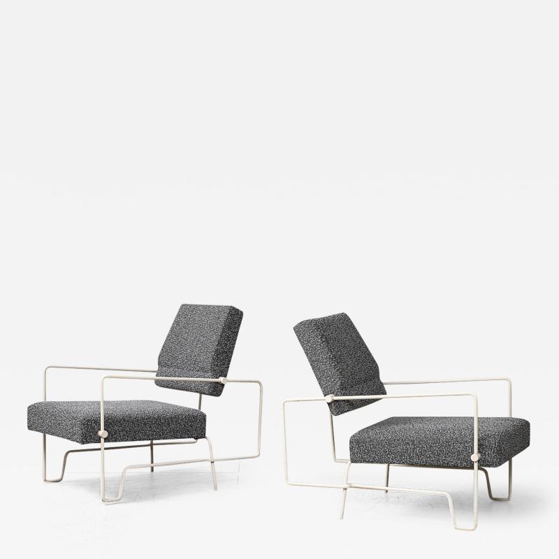 Mario Tedeschi Rare Lounge Chairs by Mario Tedeschi