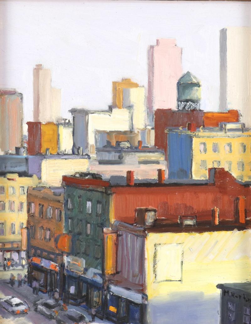 Mark Horton Mark Horton b 1953 Rooftop View II 14 x 11 