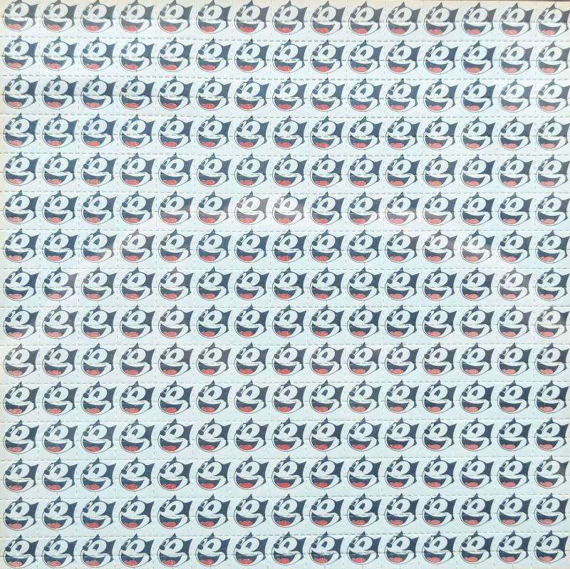 Mark McCloud 1995 Mark McCloud Felix the Cat Blotter Art