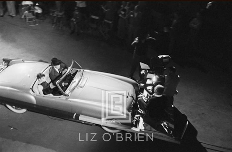 Mark Shaw Audrey Hepburn Inside Convertible 1953