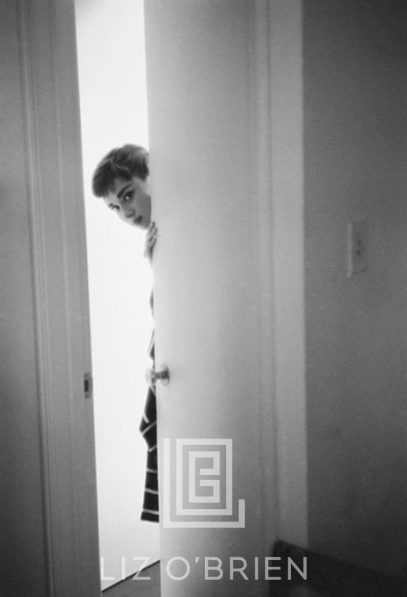 Mark Shaw Audrey Hepburn Peeking 1953