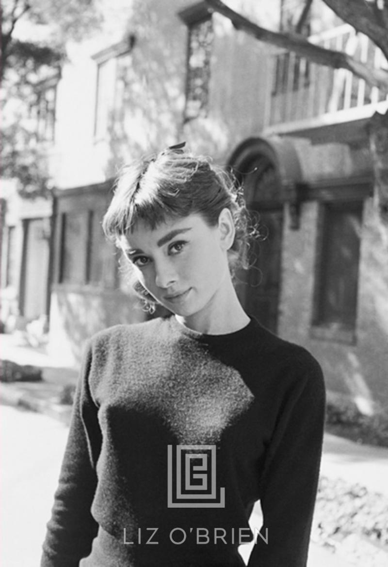 Mark Shaw Audrey Hepburn Portrait on Set of Sabrina 1953