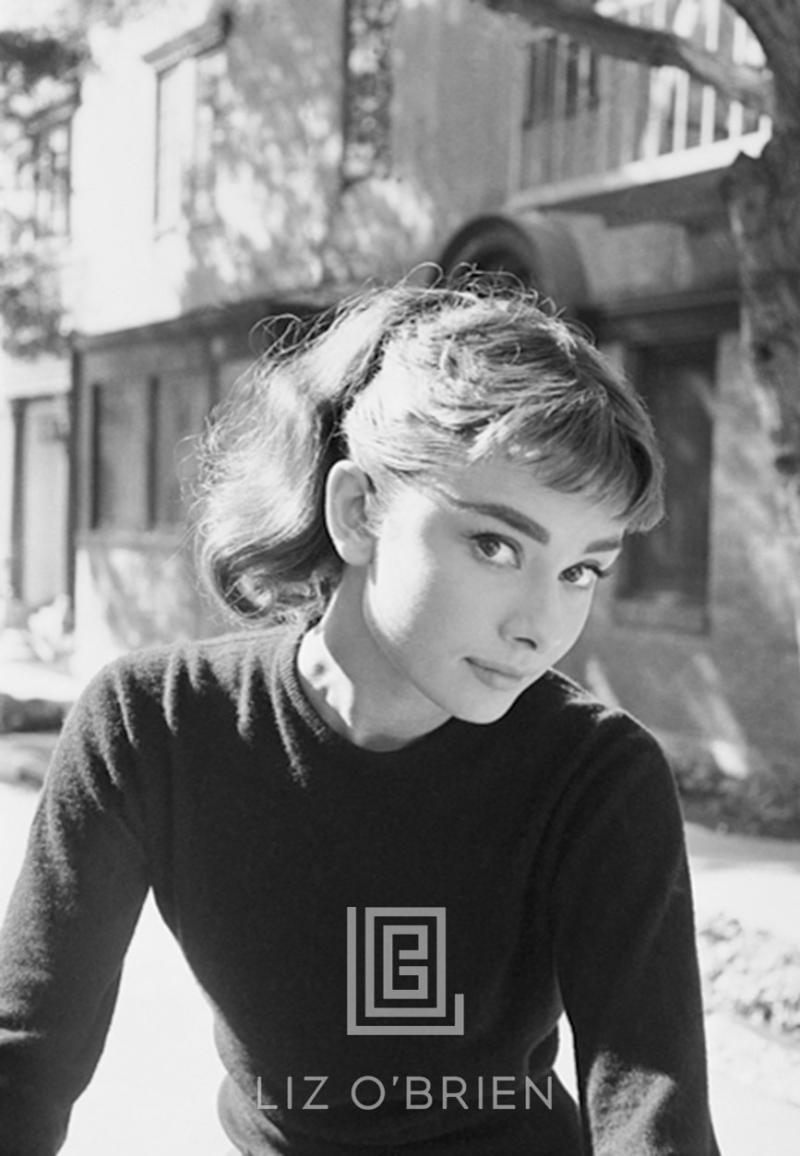 Mark Shaw Audrey Hepburn Portrait on Set of Sabrina 1953