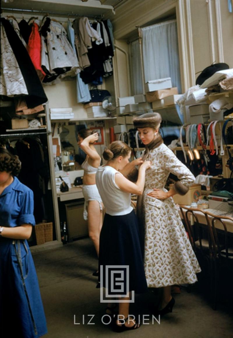 Mark Shaw Backstage Russian Coat 1954