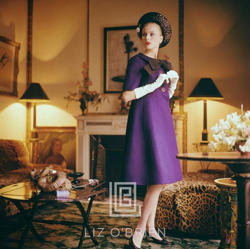 Mark Shaw Designers Homes Dior Purple Dress 1960