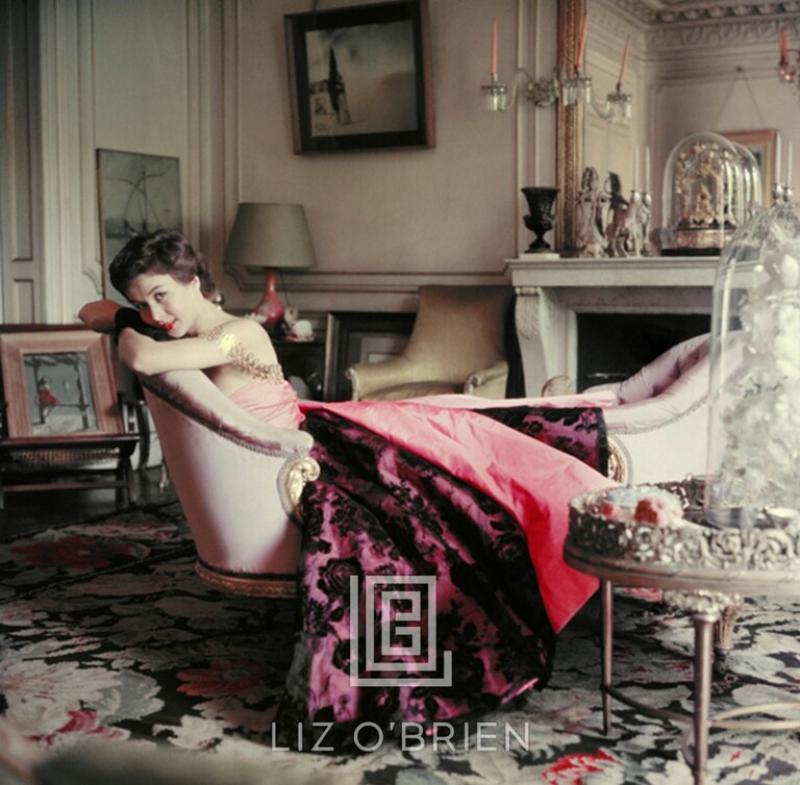 Mark Shaw Designers Homes Ghislaine Lounges in Elsa Schiaparellis Home Front 1953