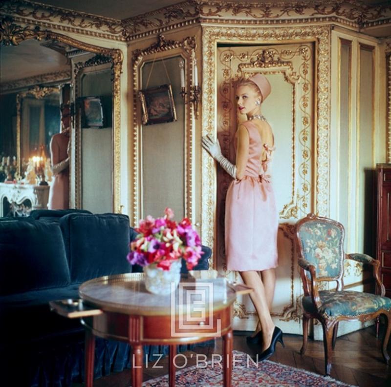 Mark Shaw Dior Theatre de France Peach Dress 1960