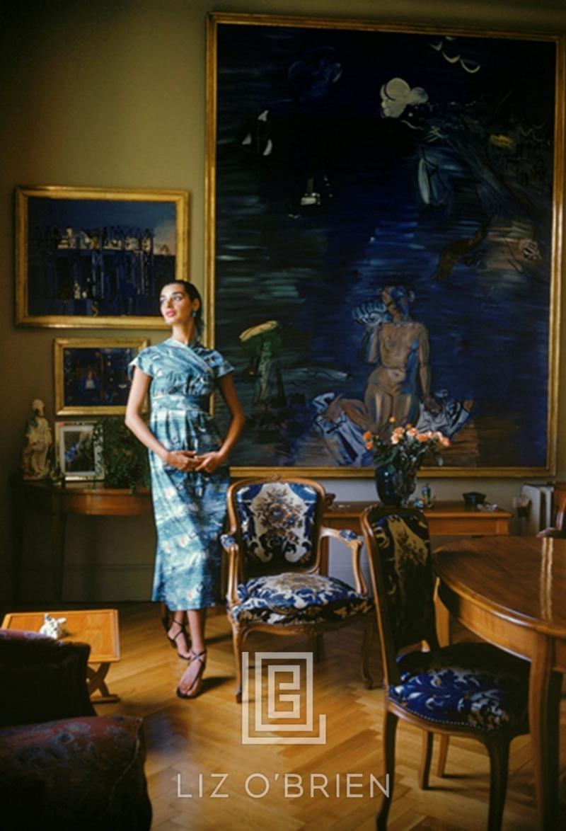 Mark Shaw Dufy Jacky Mazel wearing McCardell Cocktail Dress