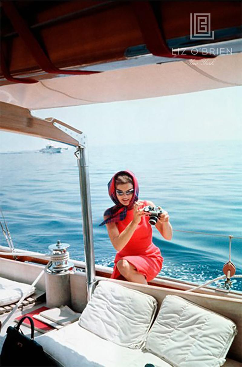 Mark Shaw Jacqueline Kennedy Taking a Picture Using Mark Shaws Camera