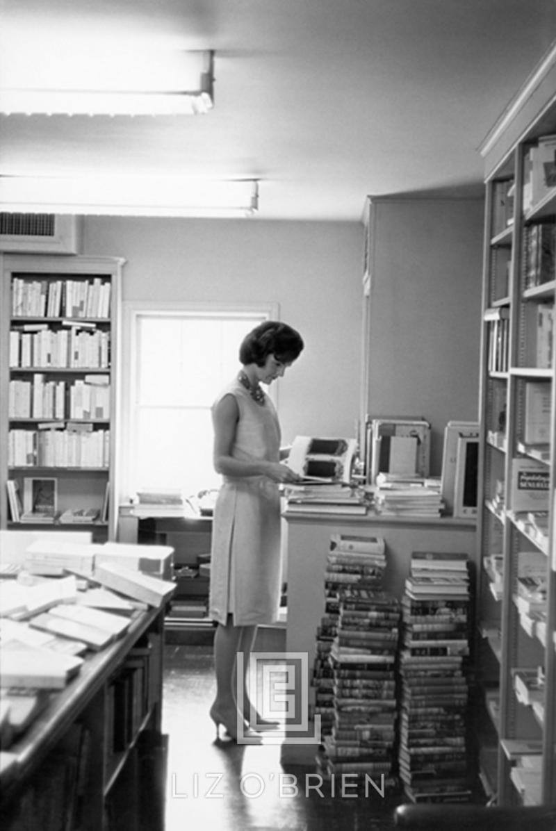 Mark Shaw Kennedy Jackie shopping in Georgetown Bookstore