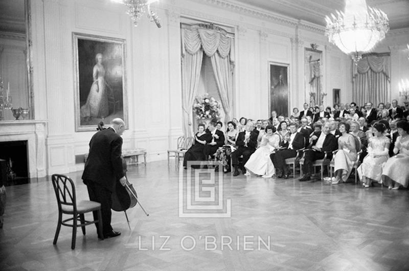 Mark Shaw Kennedy Pablo Casals Performs at the White House