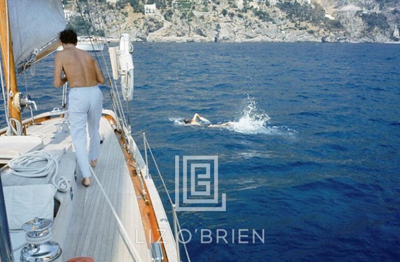 Mark Shaw Kennedy Ravello Trip Jackie Swimming with the Agnellis 1962
