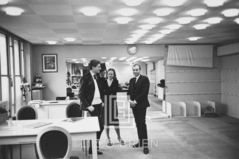 Mark Shaw Mark Shaw in Showroom with Yves St Laurent