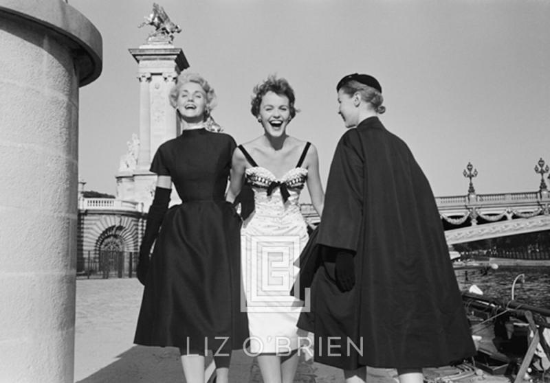 Mark Shaw Paris Dior Three Girls Laugh 1953
