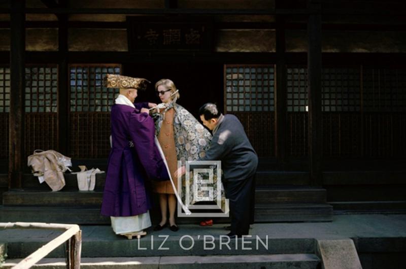 Mark Shaw Tiger Morse and Buddhist Priest Kyoto 1962