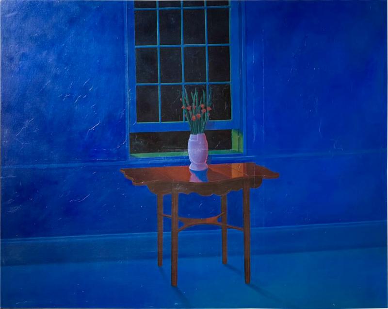 Mark Stock Moon Bloom by Mark Stock 1979 A Hauntingly Luminous Interior