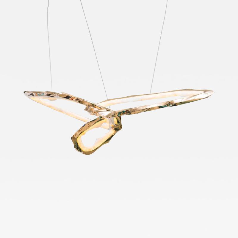 Markus Haase Markus Haase Bronze and Onyx Circlet Chandelier III DE 2020