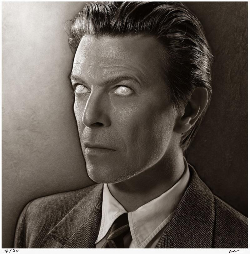 Markus Klinko Bowie Heathen Signed Framed Print