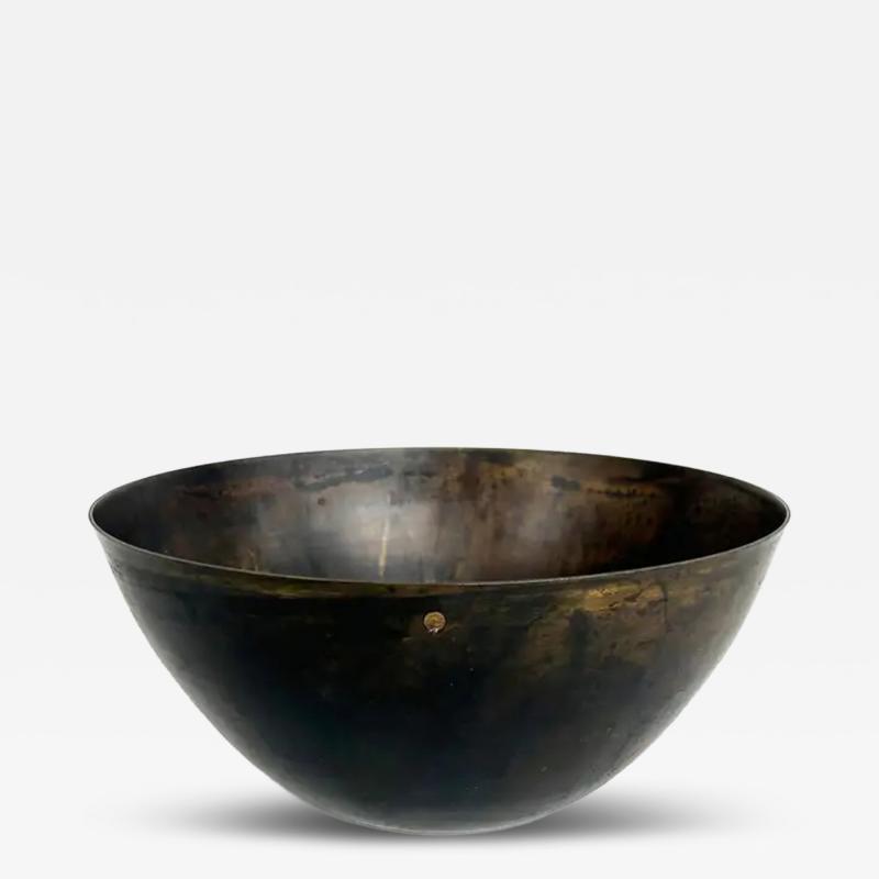 Martha Sturdy Vintage Martha Sturdy Blackened Gilt Bronze Patinated Bowl Signed