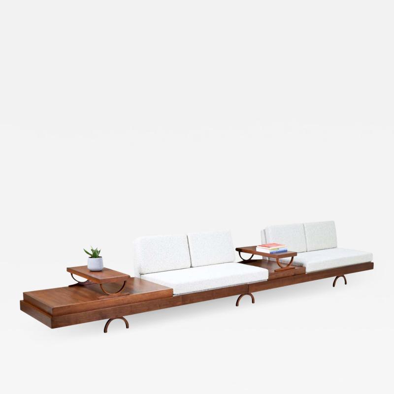 Martin Borenstein Mid Century Modern Low Profile Modular Sofa by Martin Borenstein