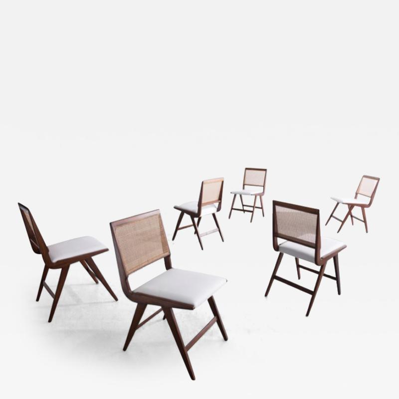 Martin Eisler Set of Six Dining Chairs