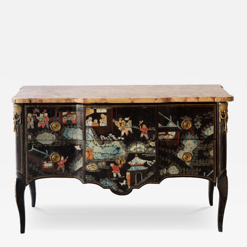 Martin Ohneberg AN 18TH CENTURY COROMANDEL LACQUER COMMODE BY MARTIN OHNEBERG