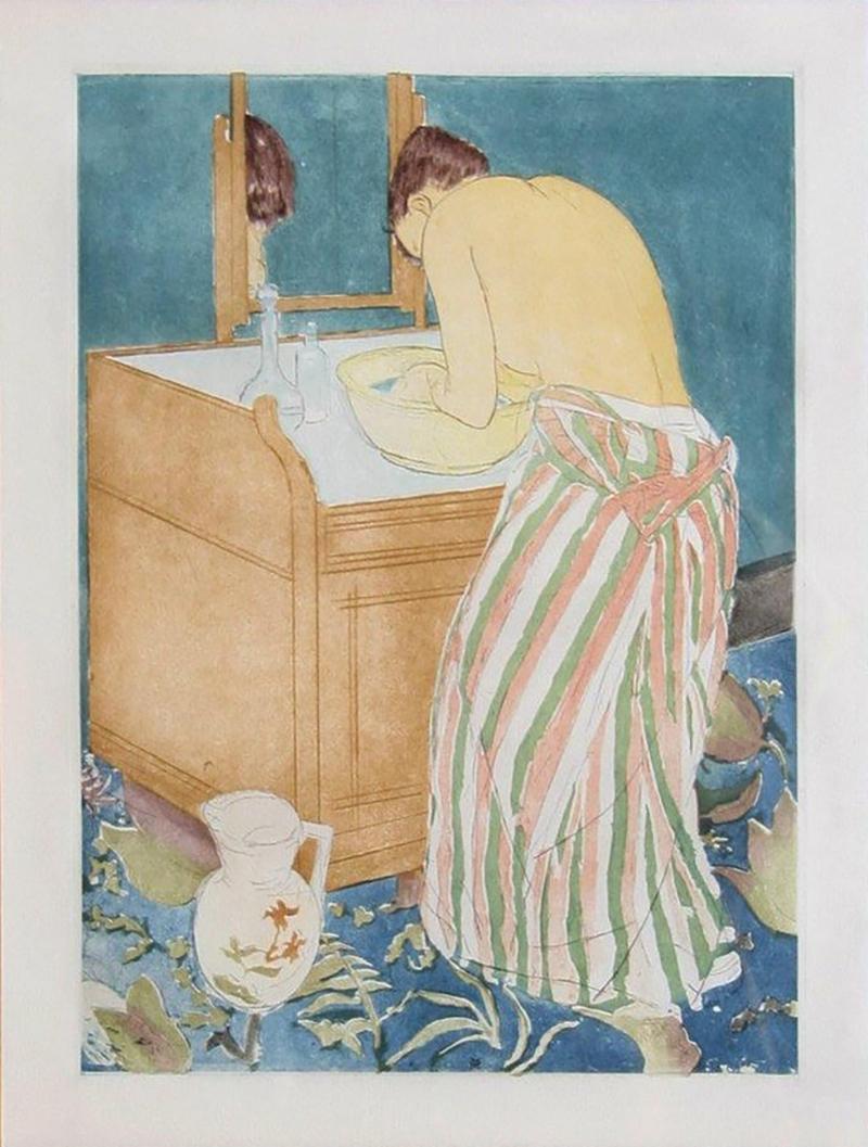 Mary Cassatt Woman Bathing