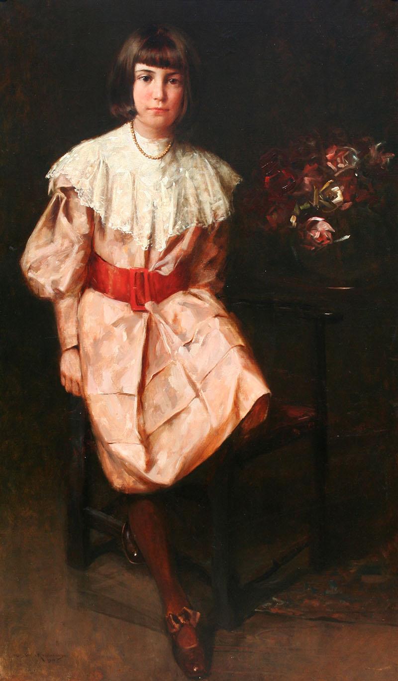 Mary Curtis Richardson Portrait of a Young Girl