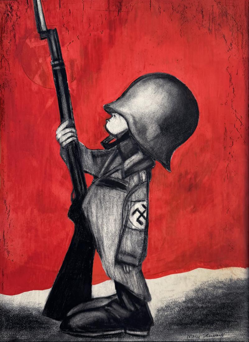 Mary Stewart WWII Anti Nazi Poster Jimmy Stewarts Sister