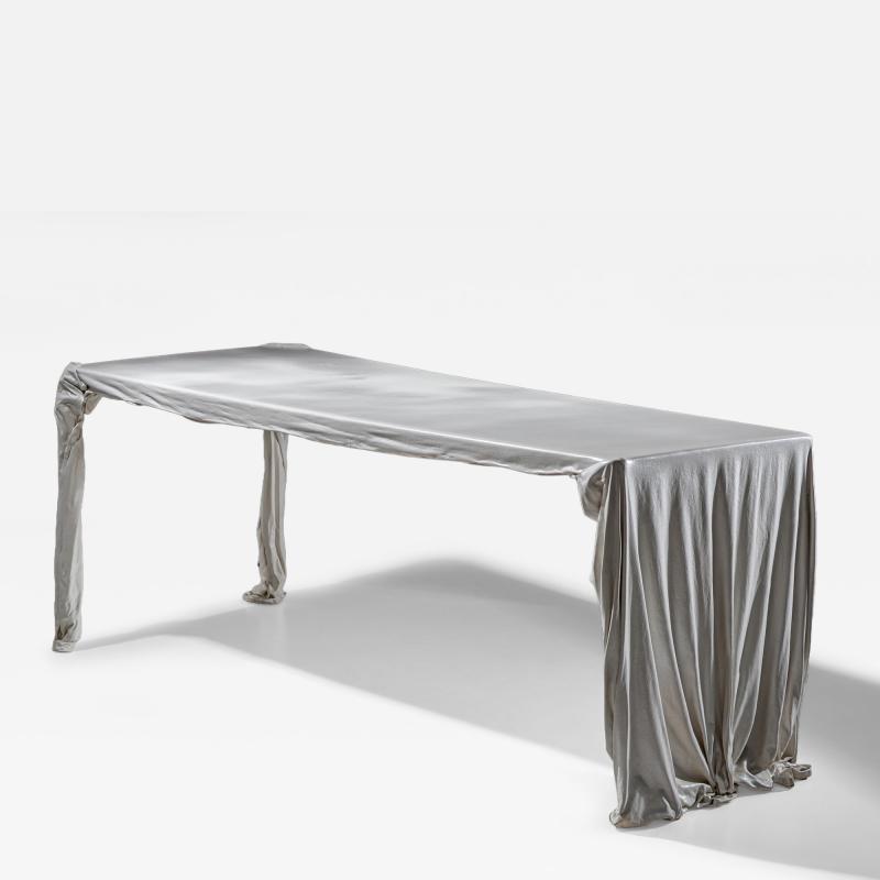 Marzio Cecchi Dining Table in the Form of a Draped Cloth by Marzio Cecchi Italy mid 1970s