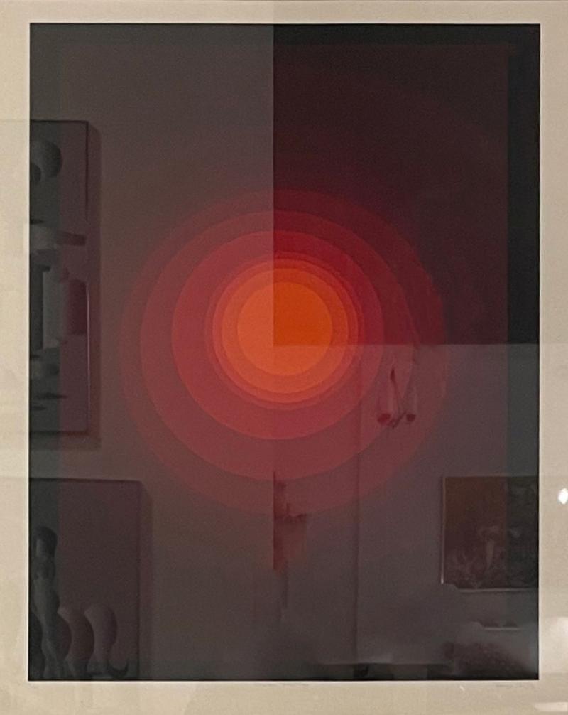 Mashiko Japanese Abstract Expressionist Serigraph Untitled