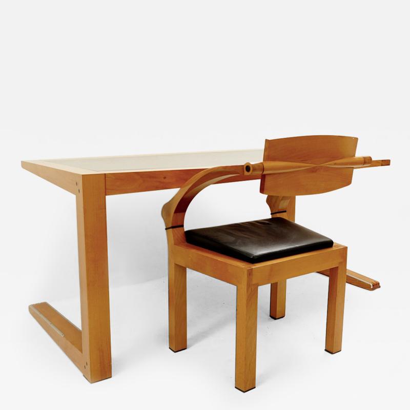 Massimo Scolari Set Massimo Scolari For Giorgetti Zeno Desk And Chair 1990s