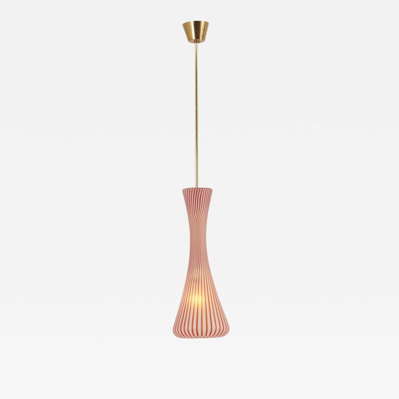 Massimo Vignelli Pendant Murano Lamp in the Manner of Vignelli Italy 1950s