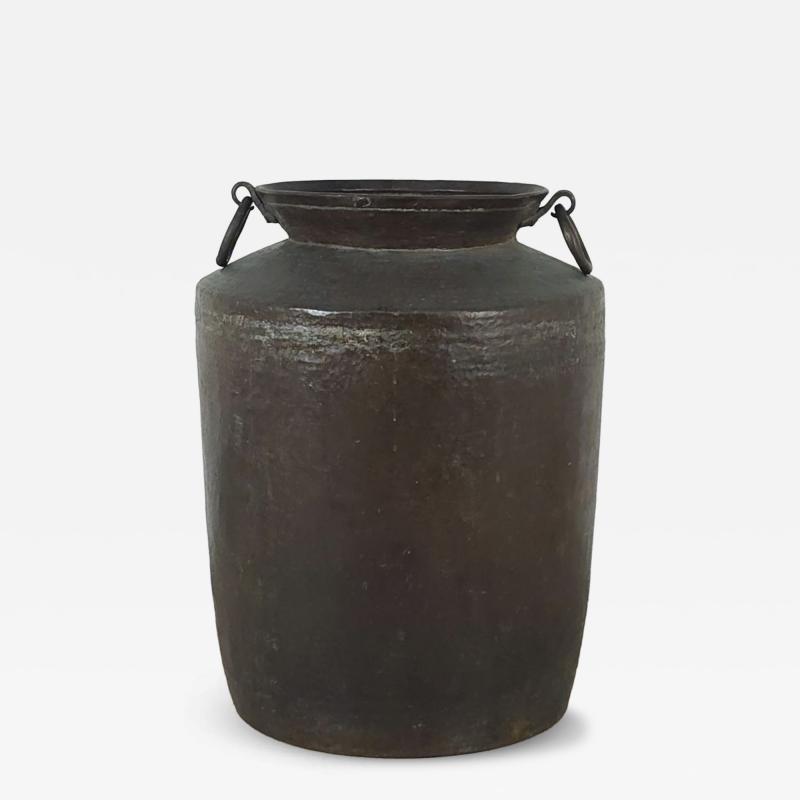 Massive Antique Copper Cooking Pot India circa 1880