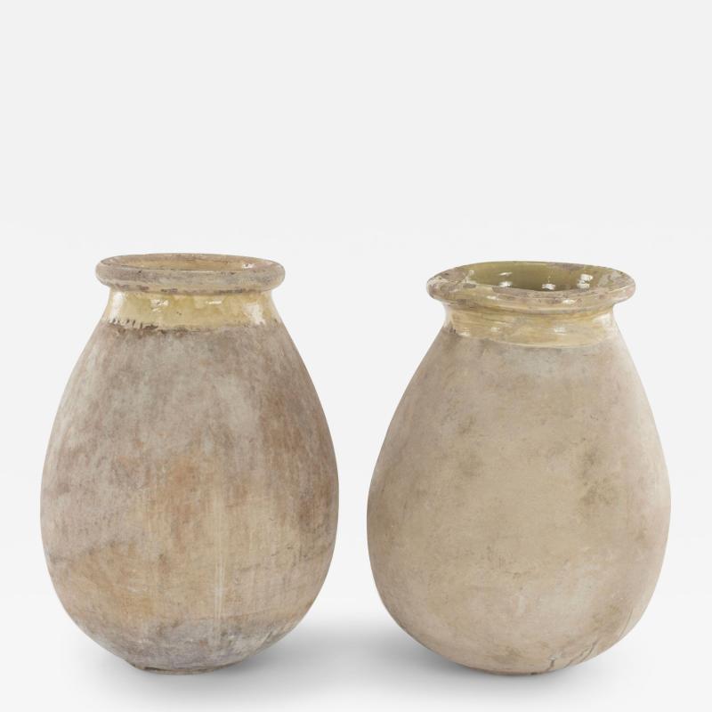 Massive Pair of 19th Century Biot Jars