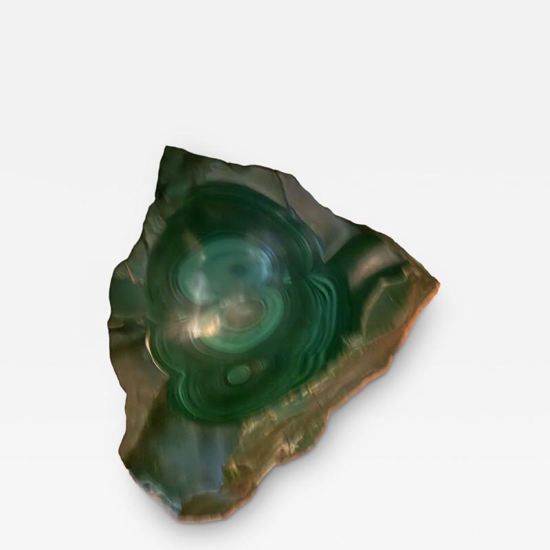 Massive malachite bowl