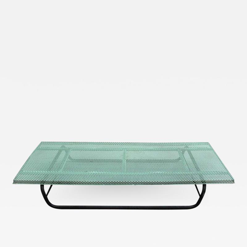 Mathieu Mat got French 1950s Perforated Metal Coffee Table in the Style of Mathieu Mategot