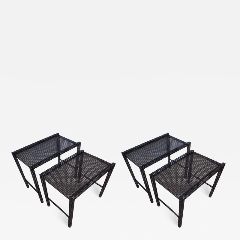 Mathieu Mat got Pair French Mid Century Modern Nesting Coffee Tables by Mathieu Mat got