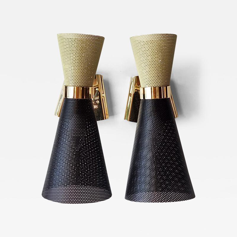 Mathieu Mat got Pair of Mathieu Mat got Perforated Sconces
