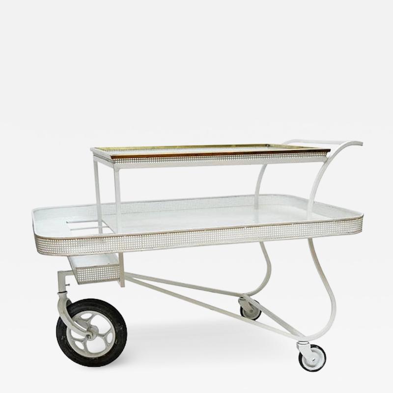 Mathieu Mat got Serving Cart with Removable Tray In the Style of Mathieu Mategot