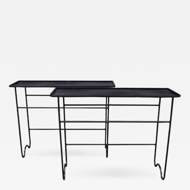 Mathieu Mate got A Pair of Rare Mid Century Consoles by Mathieu Mategot