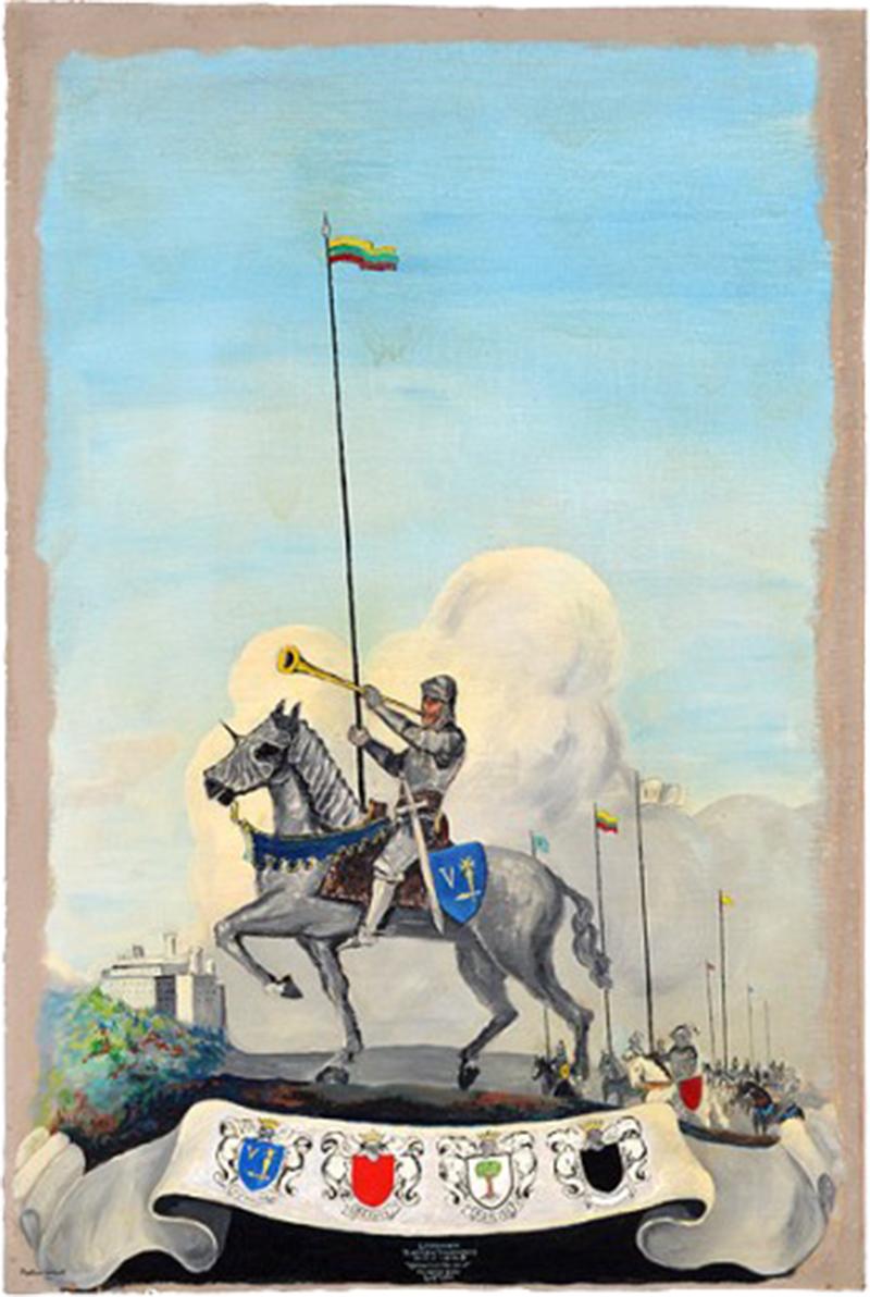 Matthew Orante Lithuania Battle of Tannenberg Oil on Canvas