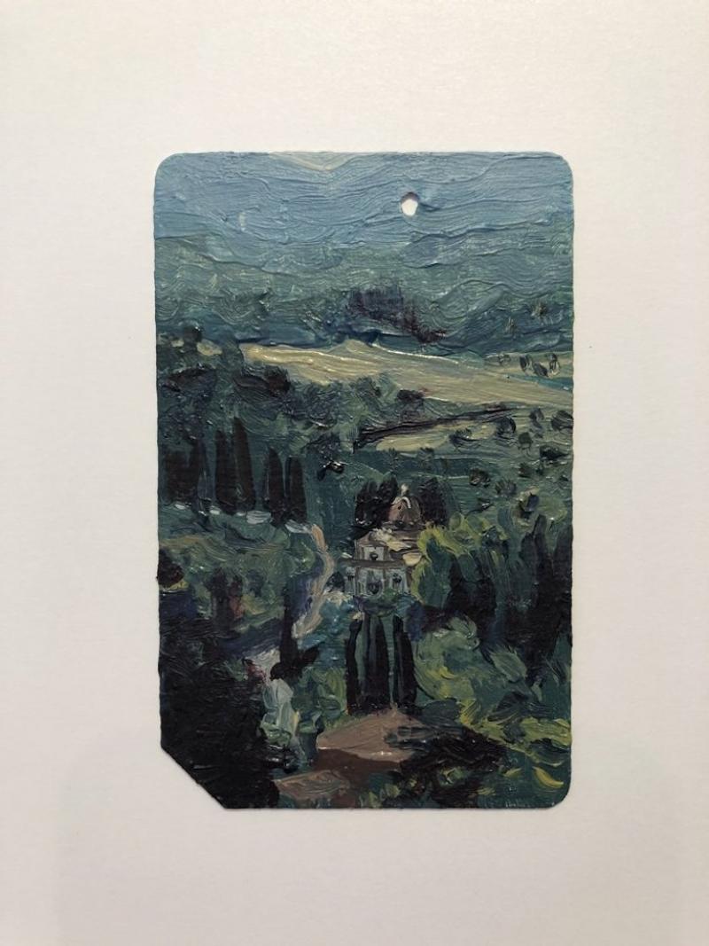 Maud Taber Thomas TUSCAN HILLSIDE I