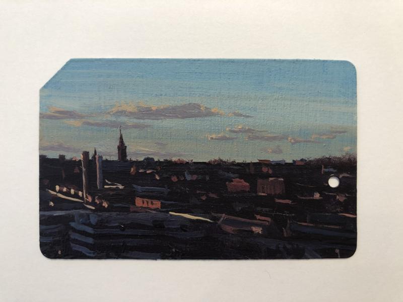 Maud Taber Thomas VIEW OF GEORGETOWN FROM FOGGY BOTTOM