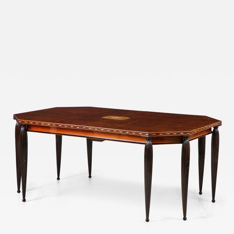 Maurice Dufr ne Important Art Deco Dining Table