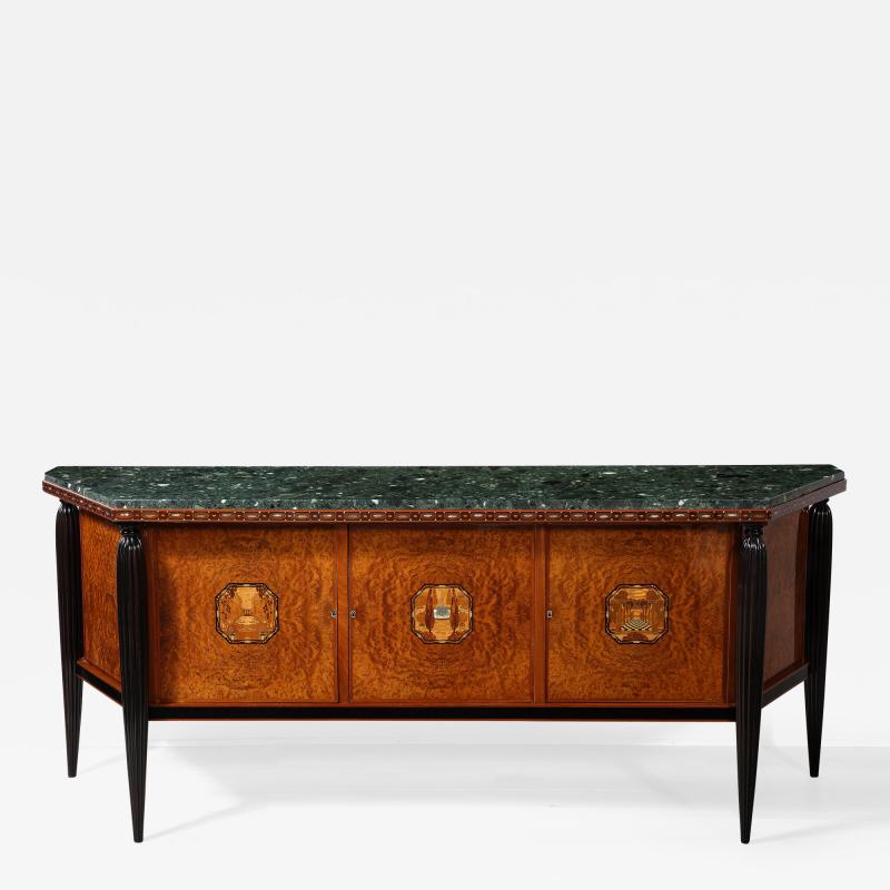Maurice Dufr ne Important and Unique Art Deco Sideboard by Maurice Dufrene