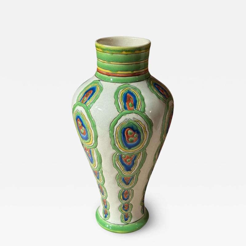 Maurice Dufr ne Maurice Dufrene Art Deco Vase for La Ma trise by Boch Keramis
