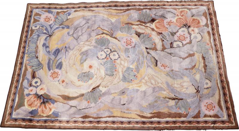 Maurice Dufr ne Maurice Dufrene for La Maitrise art deco rug 1922